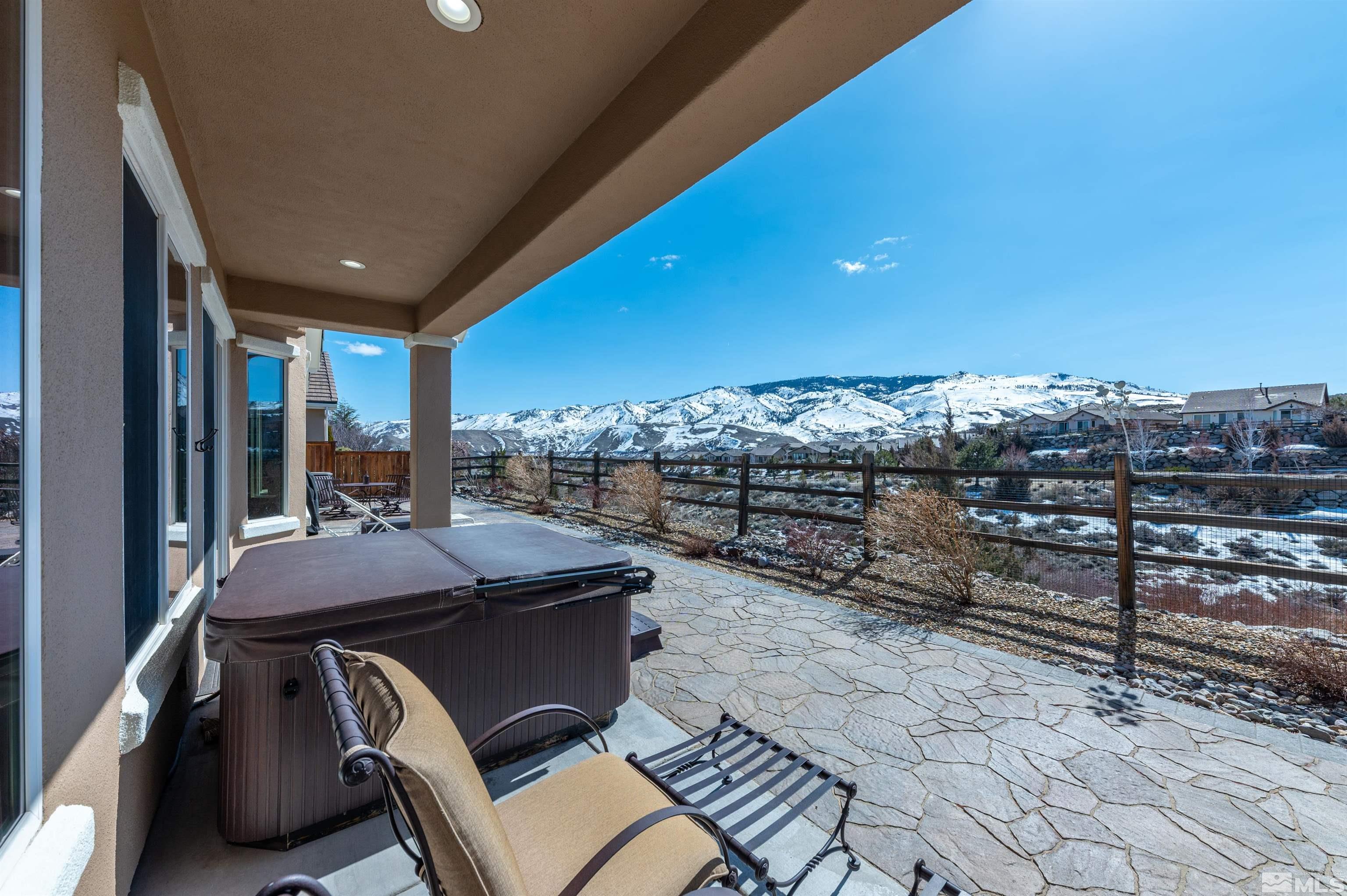 1291 Meridian Ranch Drive Reno, NV 89523 - Photo 24 of 30 a view of a patio with furniture and a yard