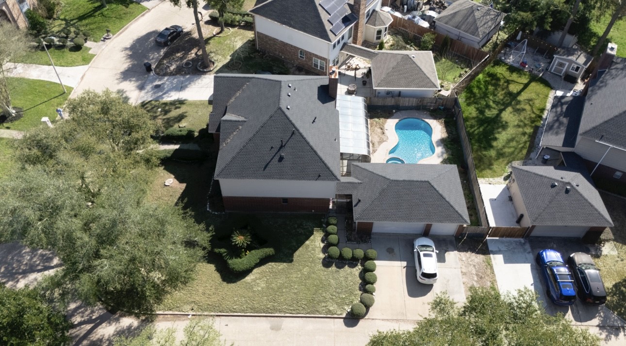 14731 Ridgechase Lane Houston, TX 77014 - Photo 26 of 37 an aerial view of a house with yard