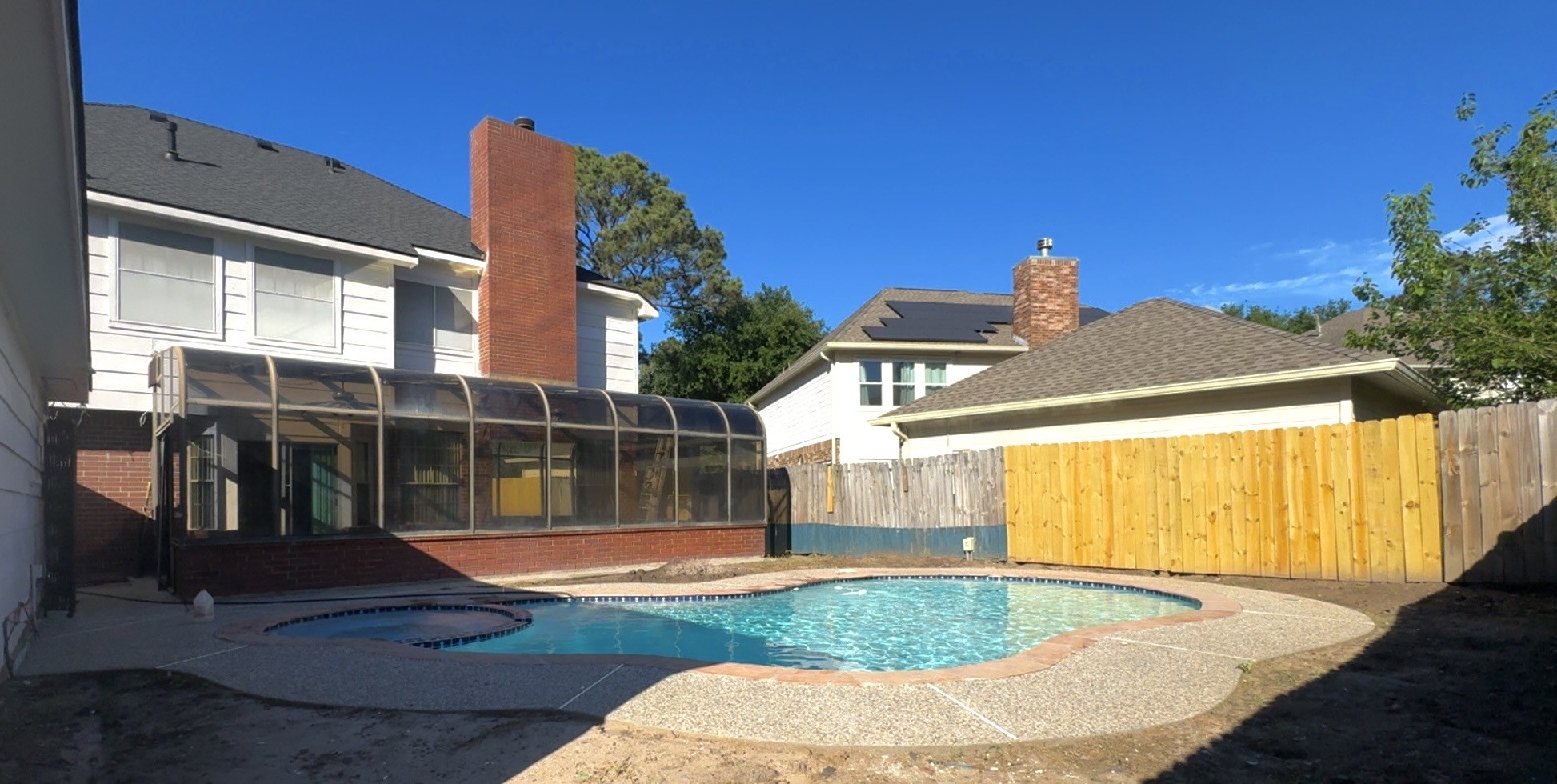 14731 Ridgechase Lane Houston, TX 77014 - Photo 29 of 37 a view of swimming pool with seating space