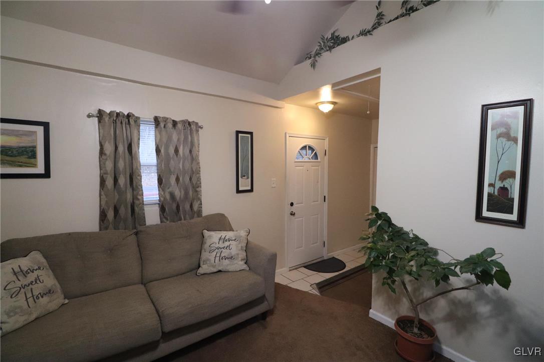 664 Mauch Chunk Road Palmerton, PA 18071 - Photo 3 of 35 Spacious Living Room with vaulted ceilings!