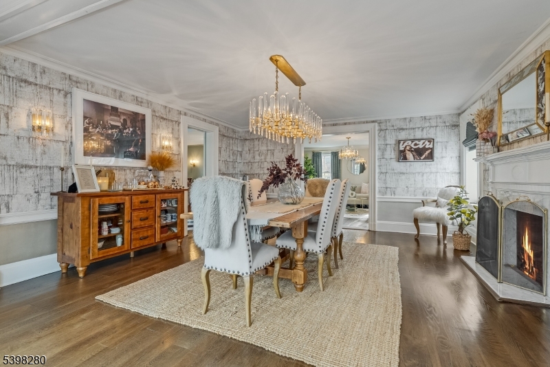 22 Talmage Road Mendham, NJ 07945 - Photo 25 of 46 a view of a dining room with furniture window and wooden floor