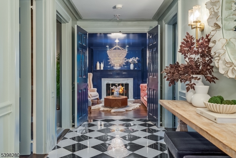 22 Talmage Road Mendham, NJ 07945 - Photo 34 of 46 a living room with furniture and a fireplace