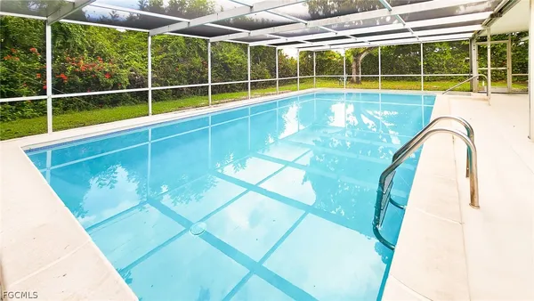 a view of a swimming pool