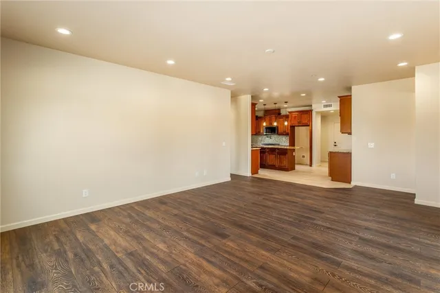 a view of a livingroom and a bathroom