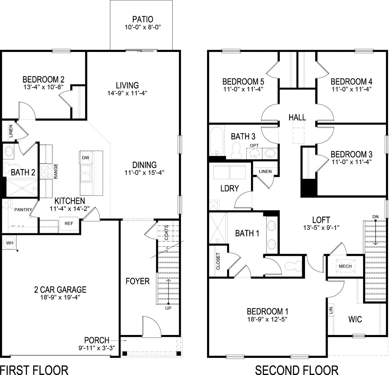 345 Draft Street Rossville, GA 30741 - Photo 6 of 6 Robie Floor Plan Express