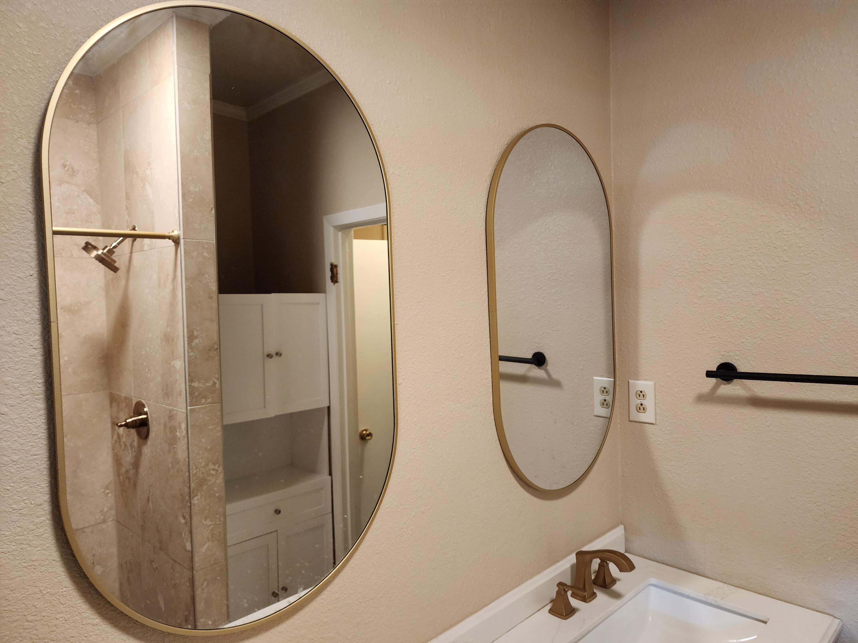 500 8th Street O'Donnell, TX 79351 - Photo 9 of 14 a bathroom with a mirror
