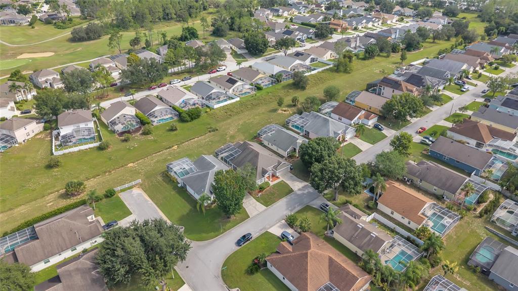 1047 Durango Loop Street Davenport, FL 33897 - Photo 31 of 35 an aerial view of residential houses with outdoor space