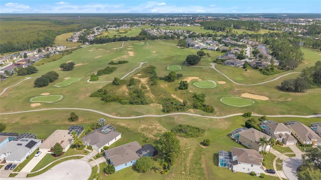 1047 Durango Loop Street Davenport, FL 33897 - Photo 34 of 35 an aerial view of a residential houses with outdoor space