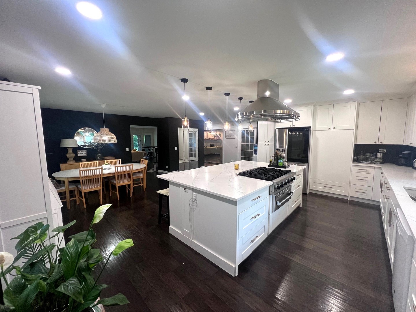 12970 Briody Way Genoa, IL 60135 - Photo 11 of 45 a large white kitchen with a large counter top furniture and kitchen view