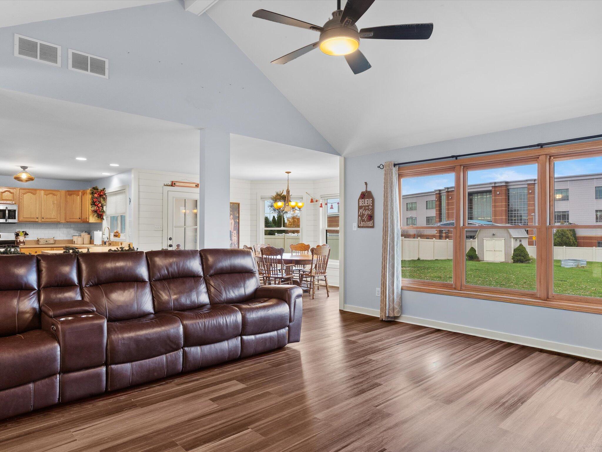 8407 Heron Lake Road St. John, IN 46373 - Photo 7 of 22 a living room with furniture and a large window