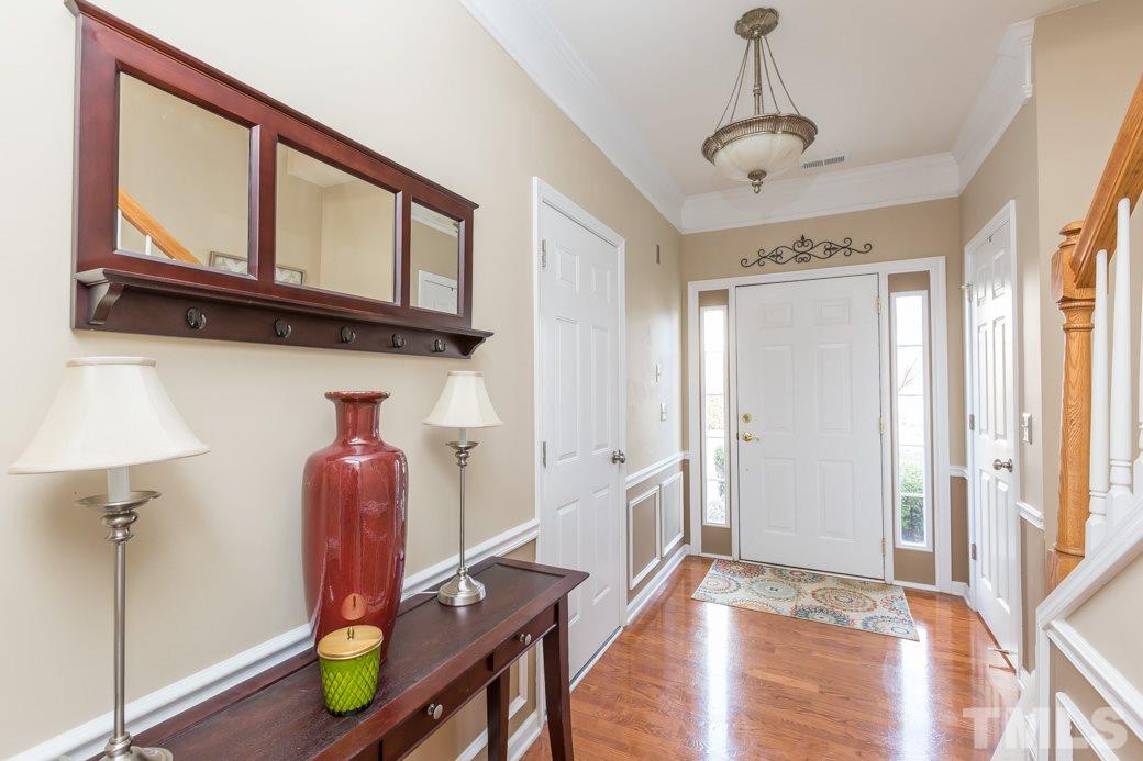5443 Golden Arrow Lane Raleigh, NC 27613 - Photo 1 of 9 The bright foyer area has hardwoods and a large closet. There is a bonus room or office, half bath and a MUD room as well.