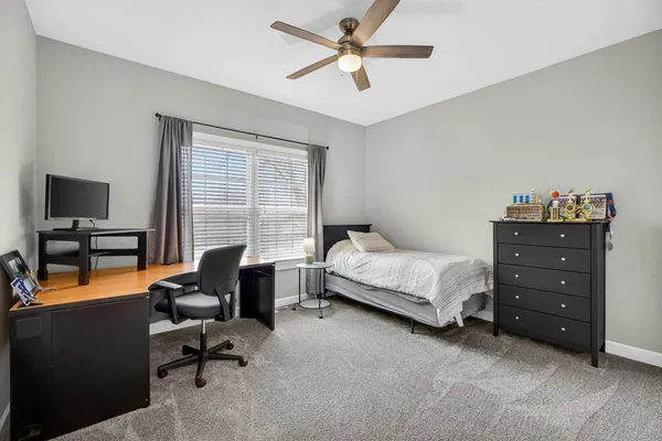 an aerial view of residential building with ocean view
