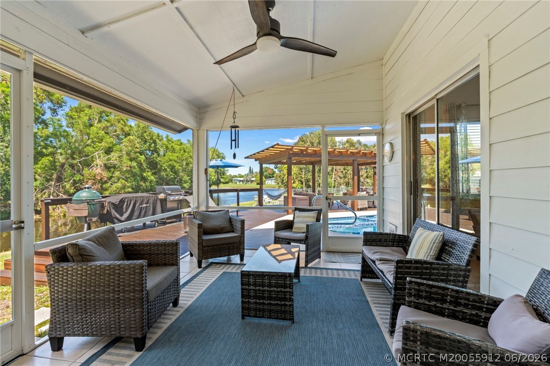 4401 Southeast Satinleaf Place Stuart, FL 34997 - Photo 29 of 51 Screened in Patio