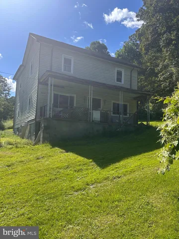 a backyard of a house
