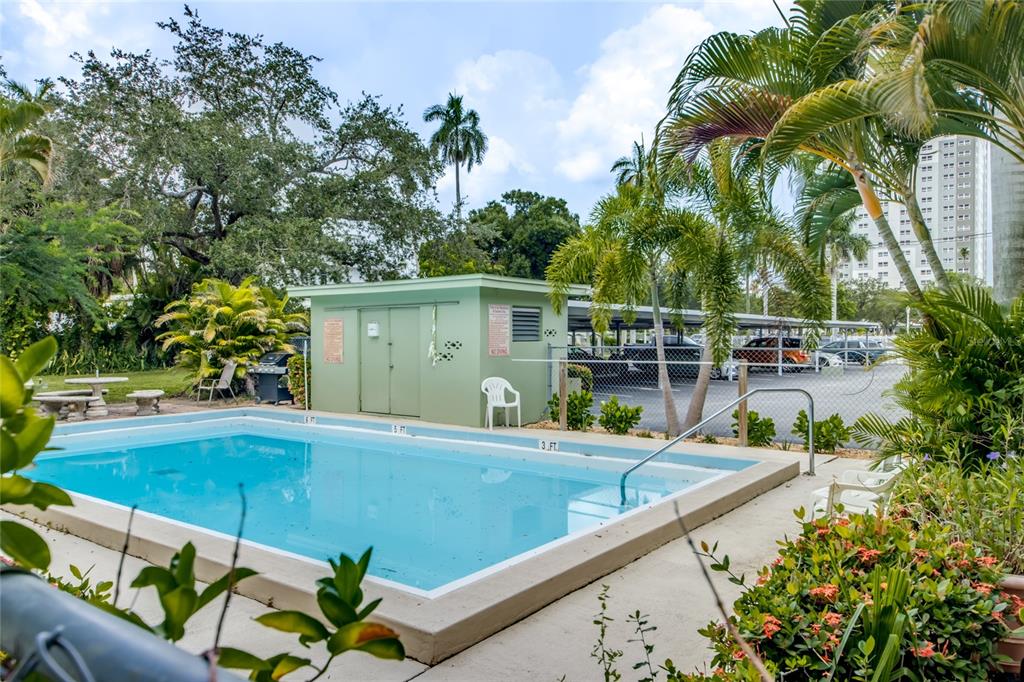 2544 First Street, Unit 107 Fort Myers, FL 33901 - Photo 35 of 35 a view of outdoor space and swimming pool