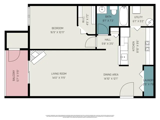 $1,600 | 734 North Gary Avenue, Unit 210, Carol Stream, IL 60188