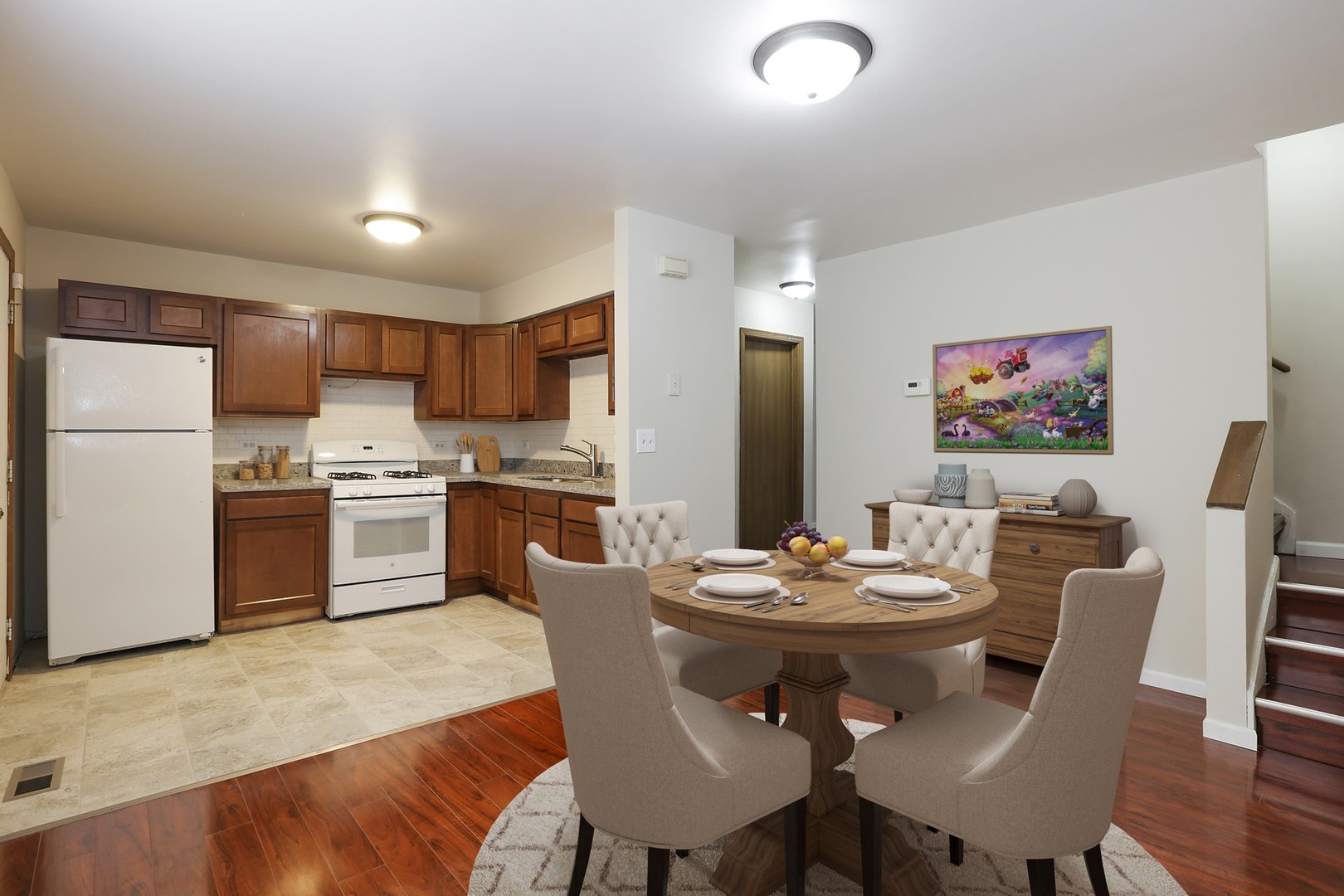 2414 West Harrison Street, Unit E Chicago, IL 60612 - Photo 5 of 15 a view of a dining room with furniture