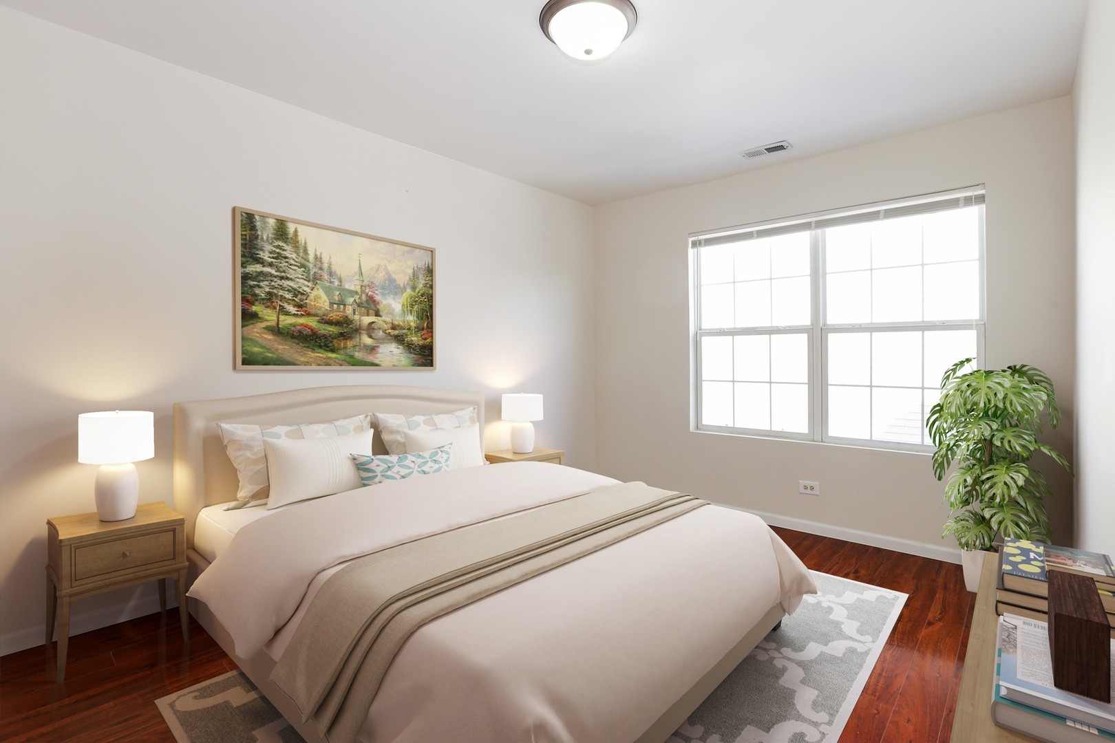 2414 West Harrison Street, Unit E Chicago, IL 60612 - Photo 8 of 15 a bedroom with bed and a window