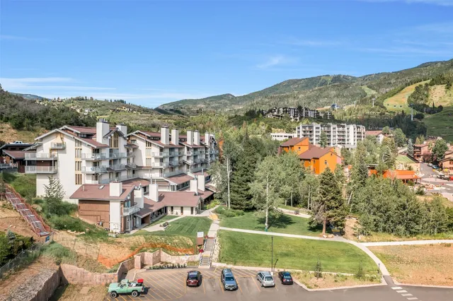 a view of a city with an ocean