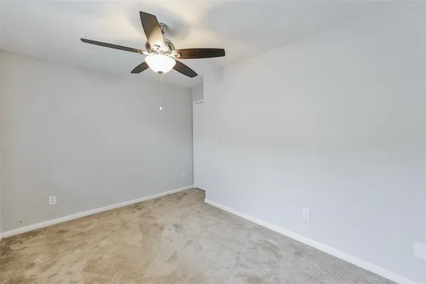 en empty room with a window
