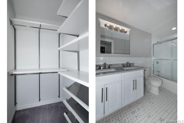 1593 August Road, Unit 1767 North Babylon, NY 11703 - Photo 9 of 10 a kitchen with white cabinets and white appliances