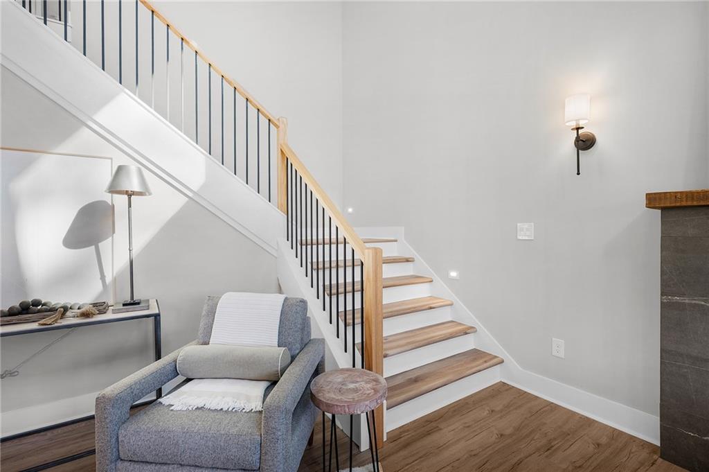 1783 4 Mile Church Road Ball Ground, GA 30107 - Photo 43 of 60 a view of entryway and hall with wooden floor
