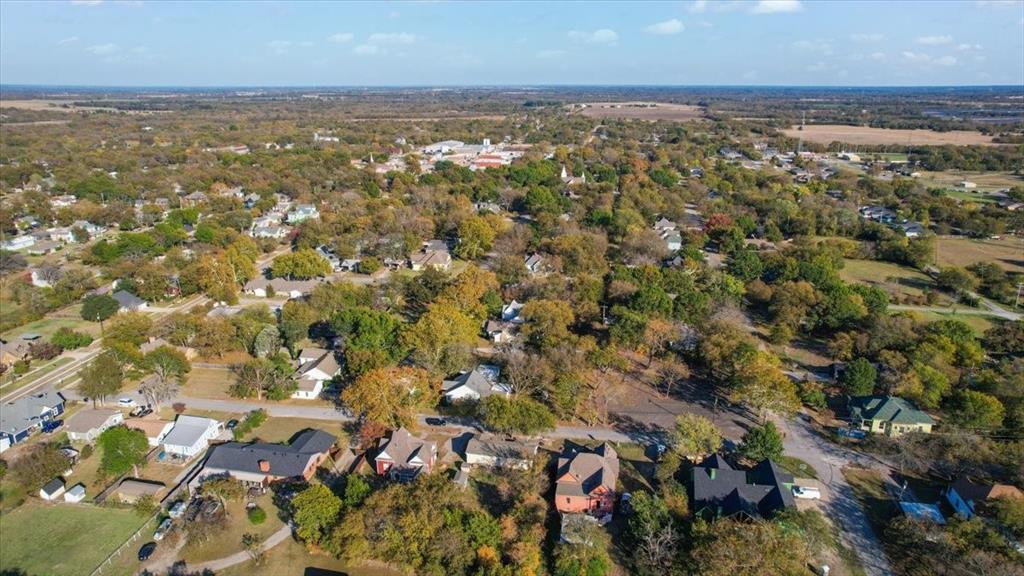 203 South Carter Street Whitewright, TX 75491 - Photo 16 of 18 Aerial view of property and surrounding area