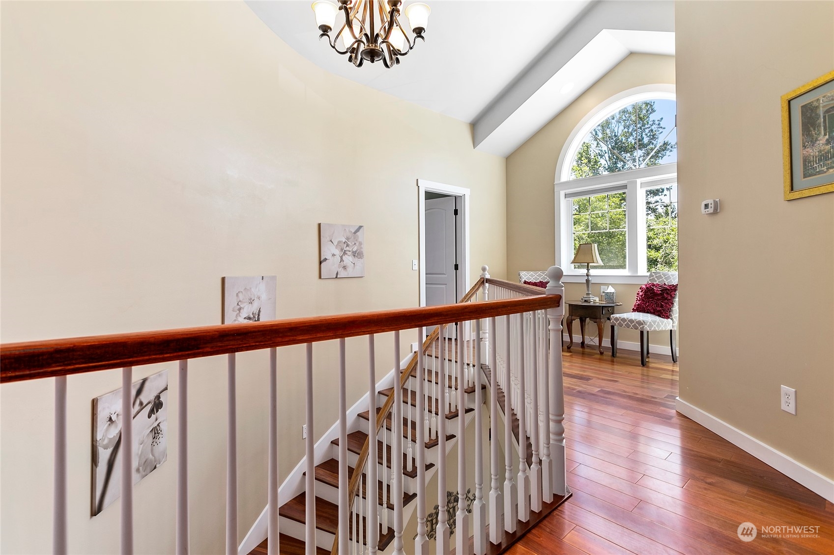 3460 Aldergrove Road Ferndale, WA 98248 - Photo 17 of 39 a view of a hallway with wooden floor and windows