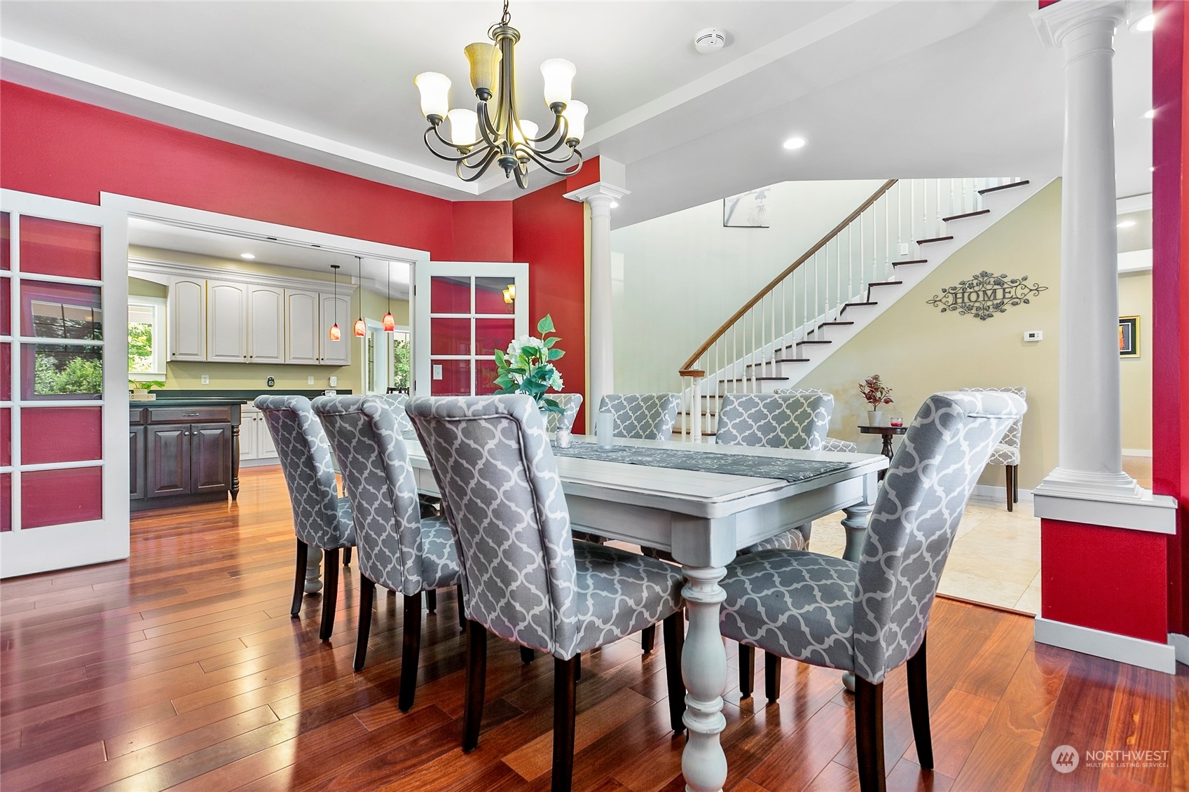 3460 Aldergrove Road Ferndale, WA 98248 - Photo 7 of 39 a view of a dining room with furniture and wooden floor