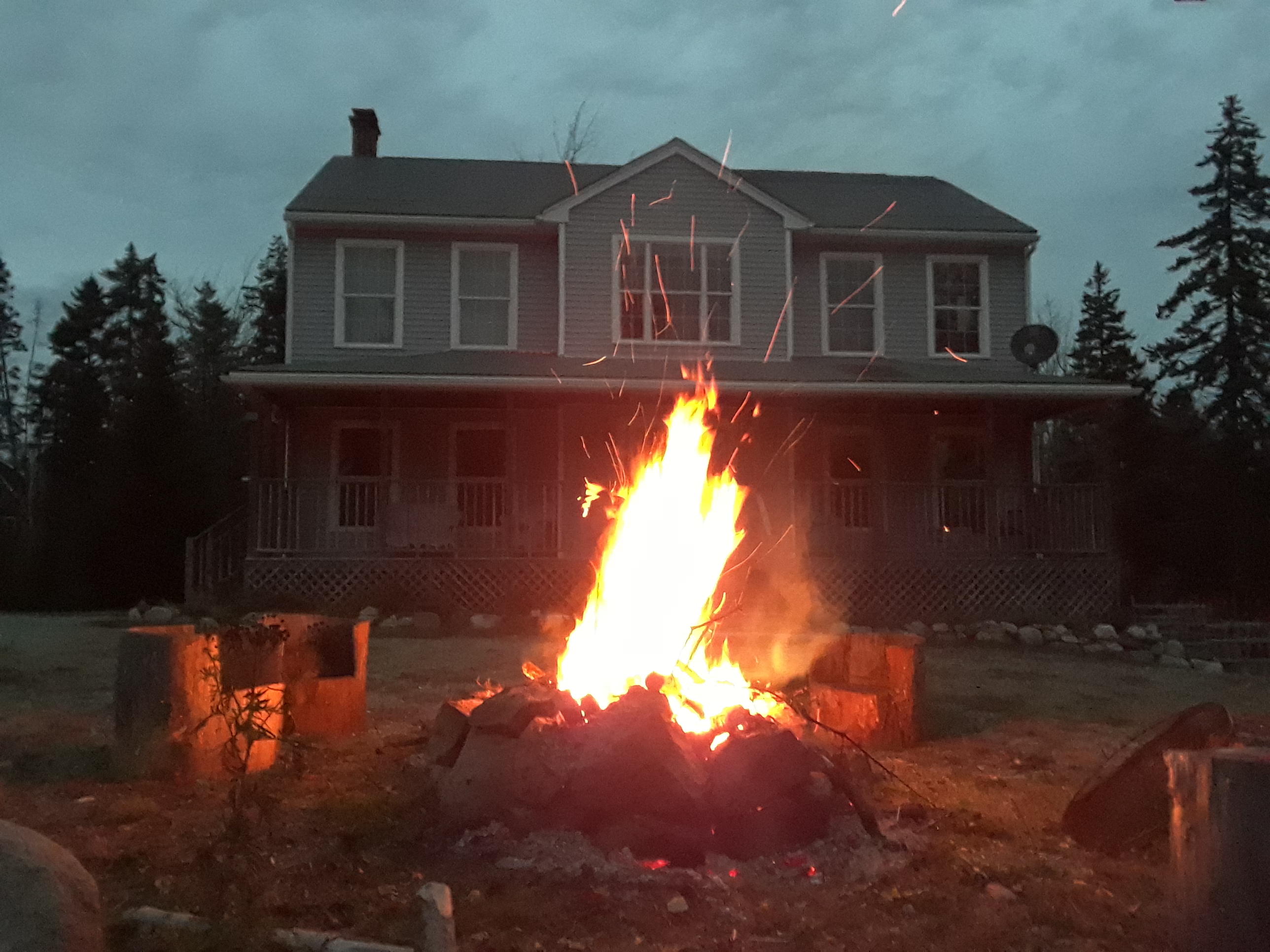 130 Bass Harbor Woods Road Bass Harbor, ME 04653 - Photo 6 of 41 Fire pit