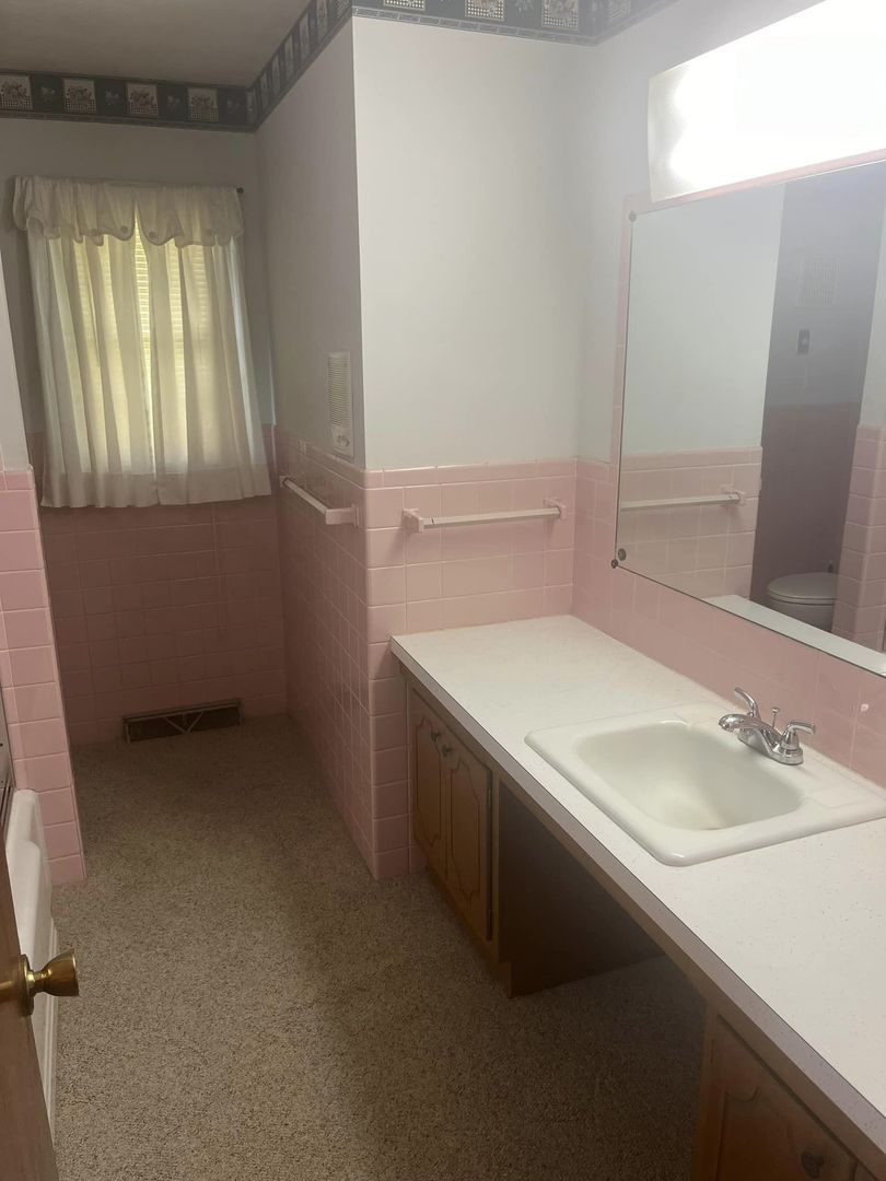 24 Brookwood Drive Normal, IL 61761 - Photo 5 of 12 a bathroom with a sink and a mirror