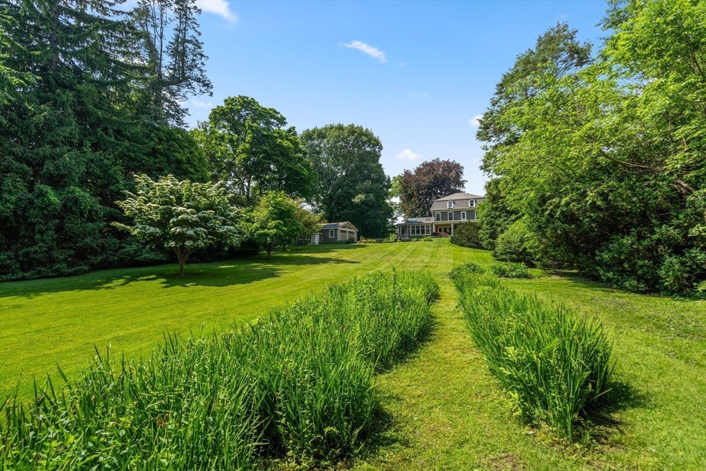 Lot 3 Chapin Road Newton, MA 02459 - Photo 8 of 8 a view of a garden with a lake