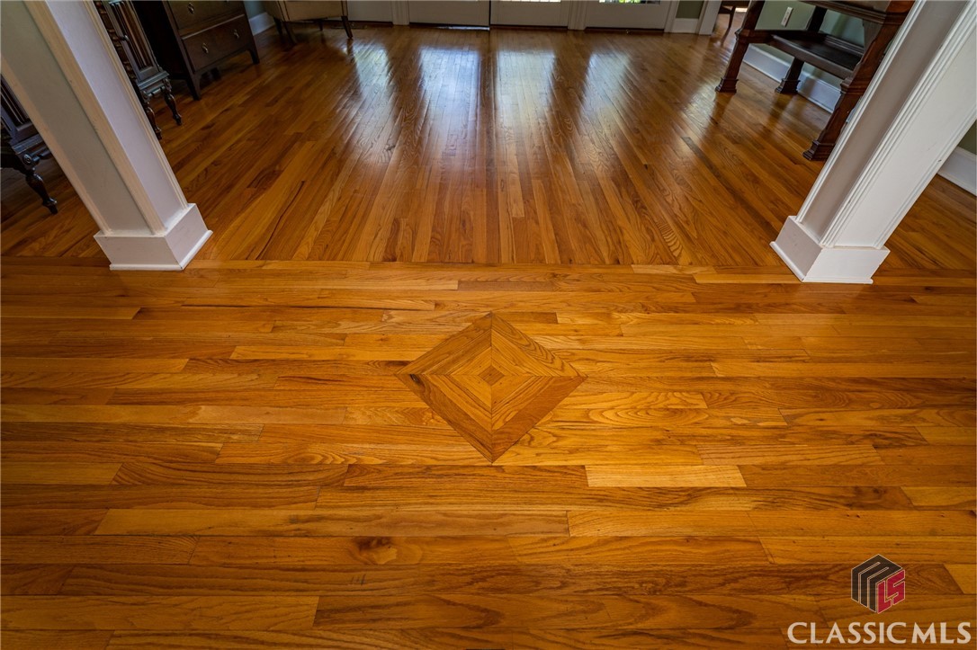 1071 River Run Bishop, GA 30621 - Photo 2 of 69 Foyer with wood inlay