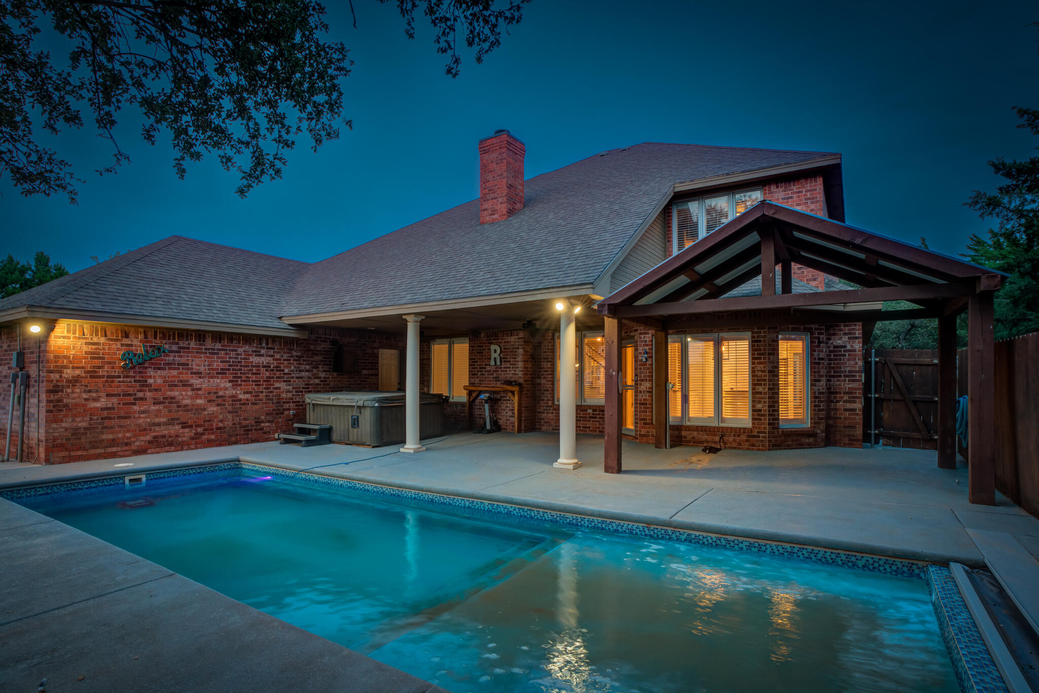 544 Highway 87 Wilson, TX 79381 - Photo 86 of 86 a view of a house with swimming pool and sitting area