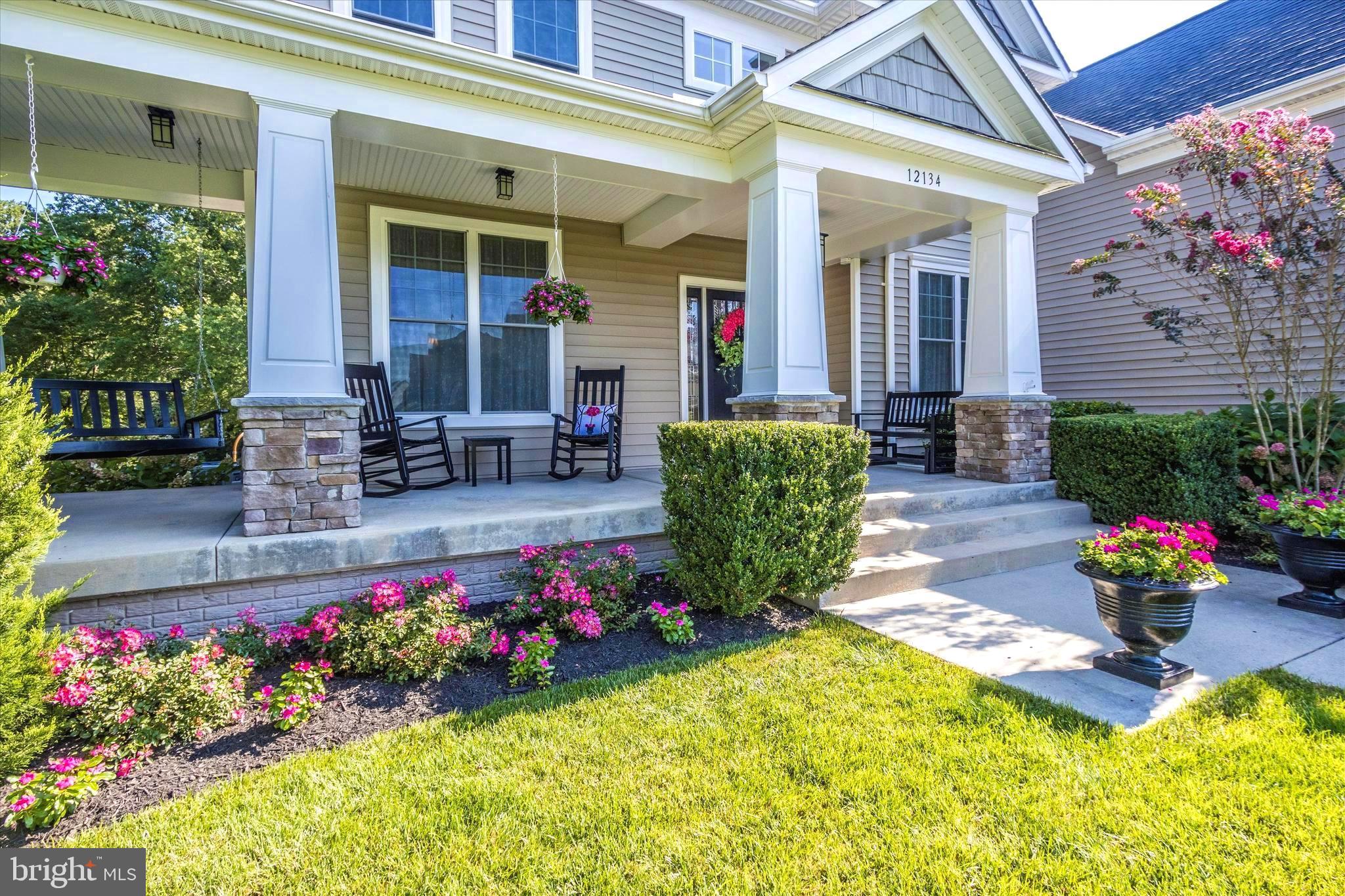 12134 Fulton Ridge Drive Fulton, MD 20759 - Photo 3 of 48 Beautifully landscaped entryway