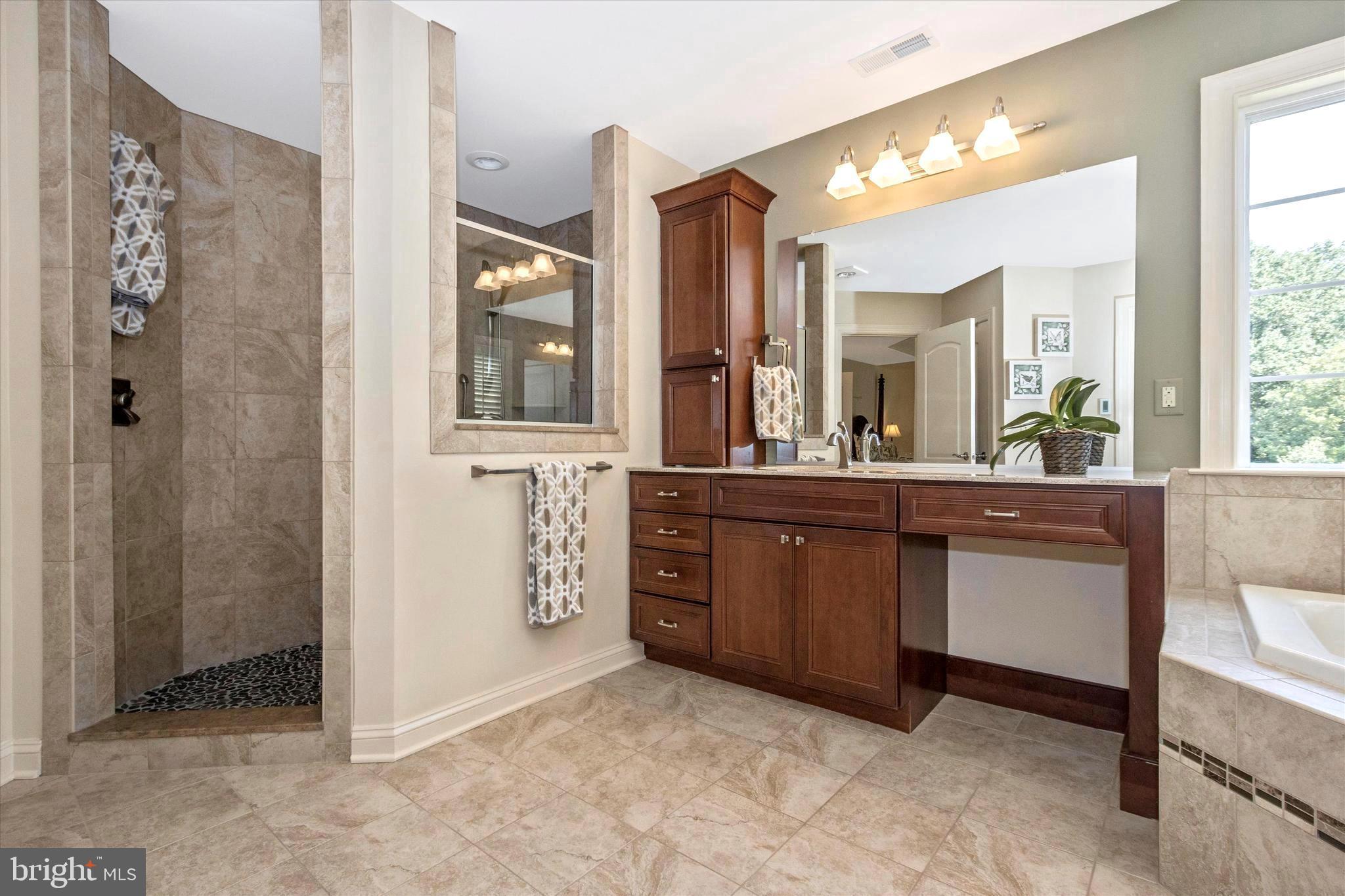 12134 Fulton Ridge Drive Fulton, MD 20759 - Photo 28 of 48 Master bath w/walk-in shower, heated floors