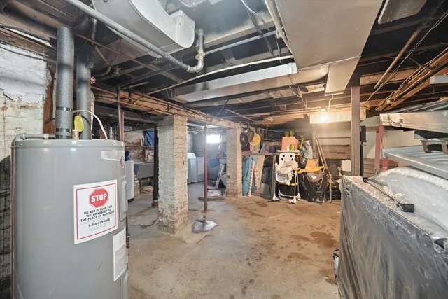 a view of storage and utility room