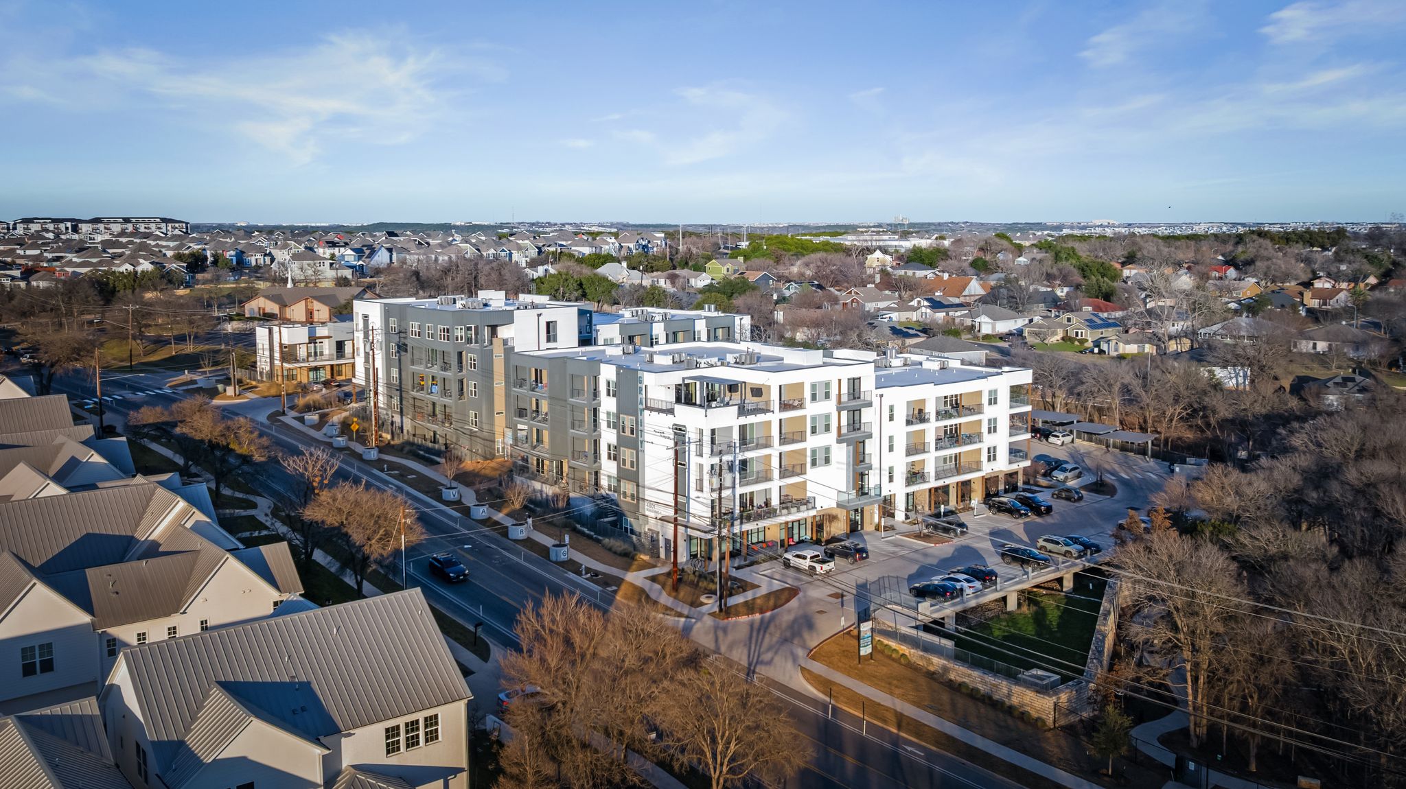 4801 Springdale Road, Unit 2410 Austin, TX 78723 - Photo 32 of 33 Drone / aerial view featuring a residential view