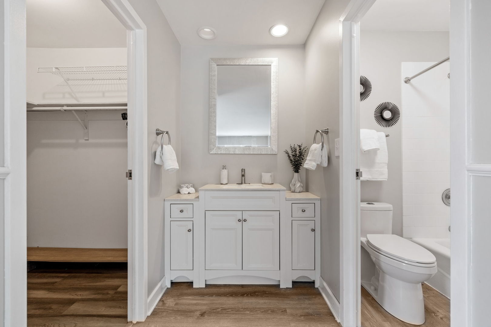 2201 South Grace Street, Unit 305 Lombard, IL 60148 - Photo 17 of 31 a bathroom with a sink a toilet and shower