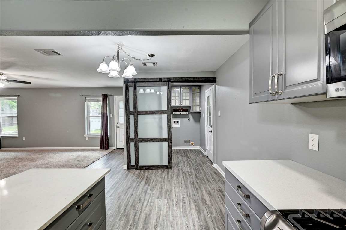 1202 Lemm Road 2 Spring, TX 77373 - Photo 13 of 48 Beautiful Barn Door to Utility Room