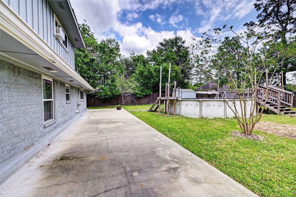 1202 Lemm Road 2 Spring, TX 77373 - Photo 36 of 48 Large Concrete Patio - Great for Outdoor Gatherings