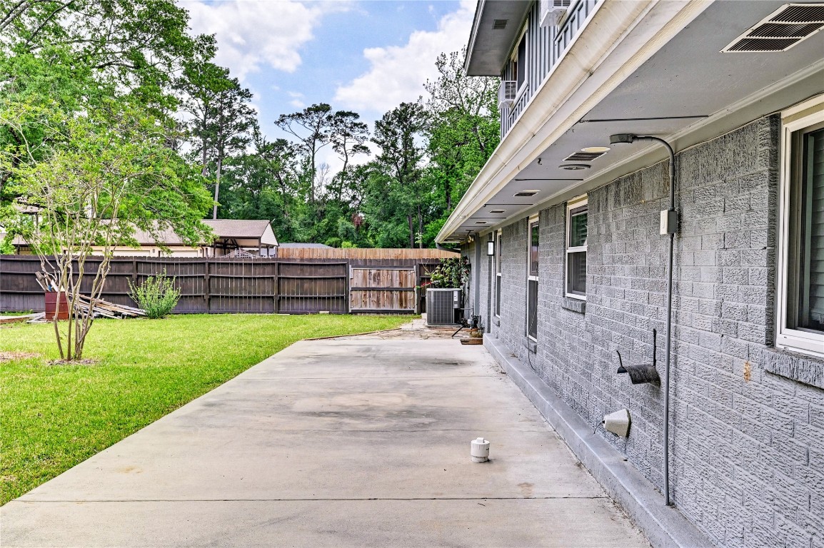 1202 Lemm Road 2 Spring, TX 77373 - Photo 37 of 48 Large Back Patio