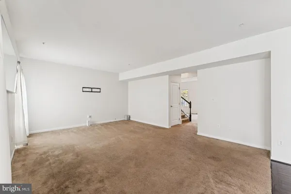 a view of empty room