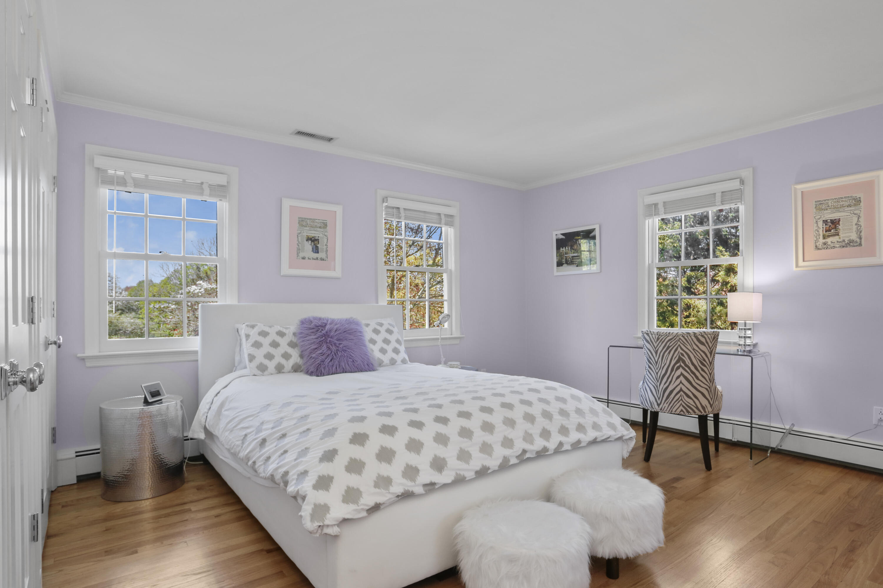 10 Saddle Ridge Road Darien, CT 06820 - Photo 17 of 41 a bedroom with a bed and a table in it