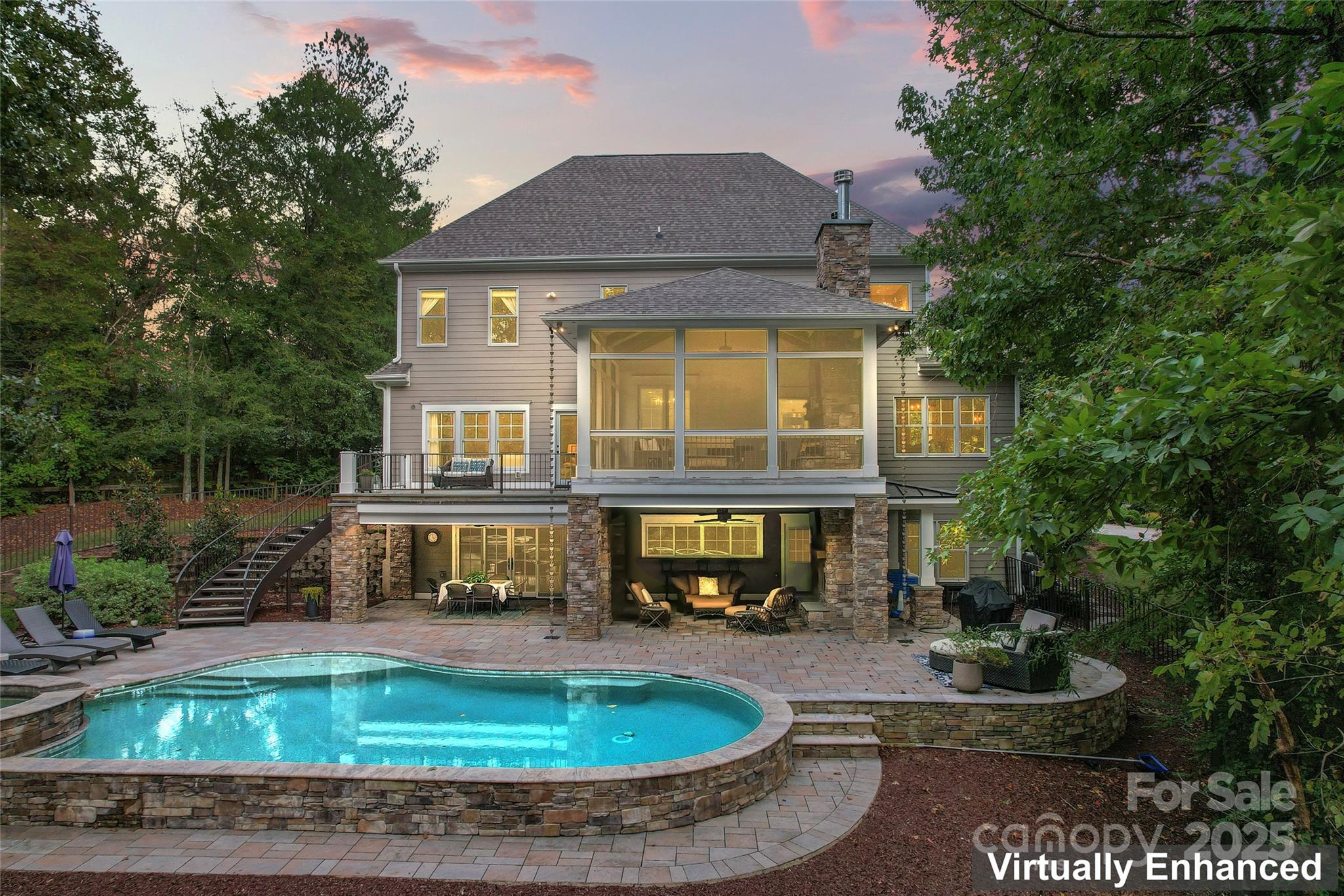 235 Grey Road Davidson, NC 28036 - Photo 1 of 37 a front view of a house with sitting area