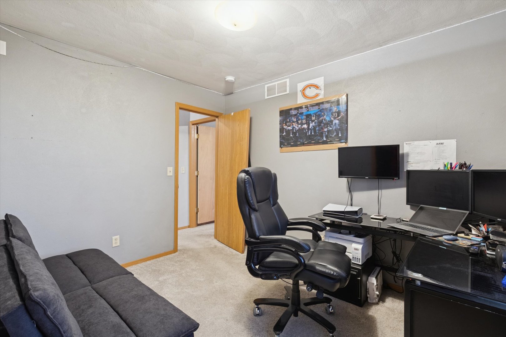 549 Bayfield Road Rockton, IL 61073 - Photo 22 of 42 a view of a workspace with furniture and a window