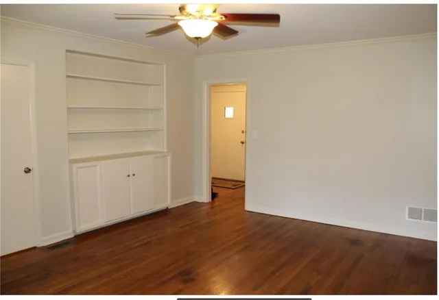 wooden floor in an empty room