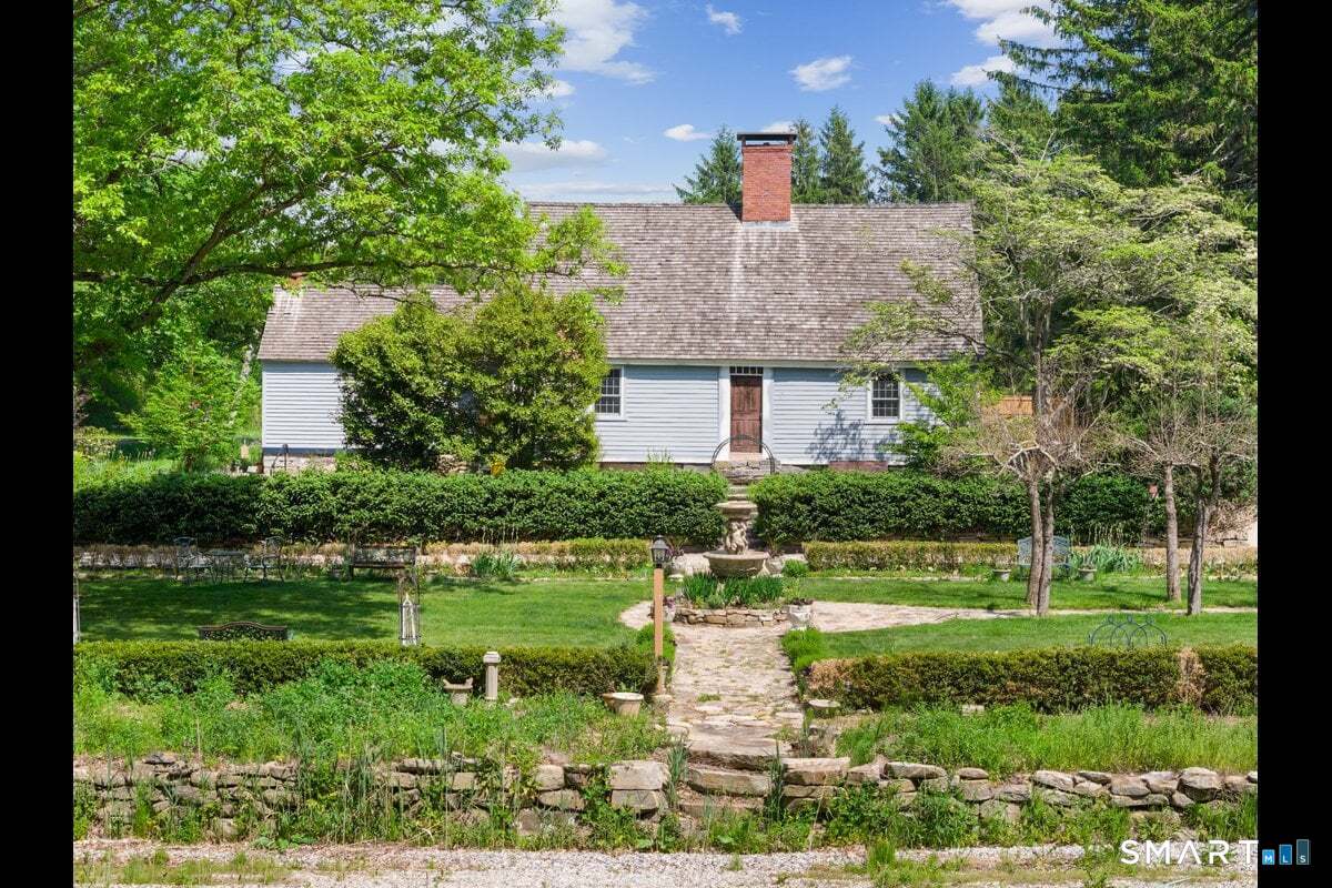 59 Hidden Lake Road Haddam, CT 06441 - Photo 3 of 40 Your lovely 1740 cape and restored 18th century barn with fabulous gardens, pathways, stonework, seating area's & trellises is waiting for You !!!