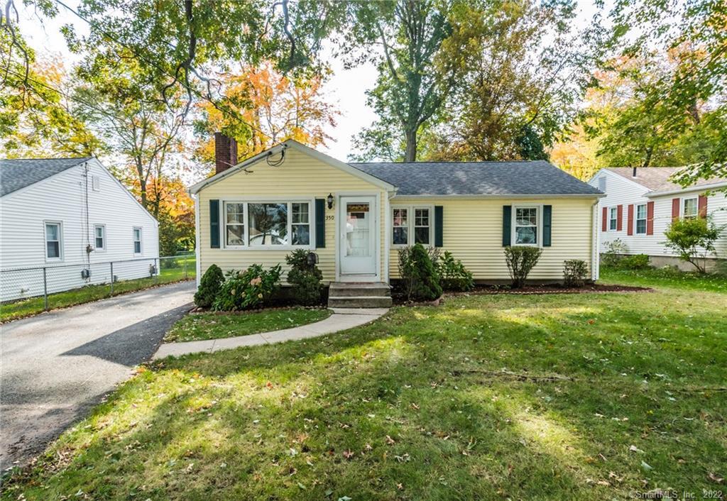 350 Brimfield Road Wethersfield, CT 06109 - Photo 1 of 1 a front view of house with yard and green space