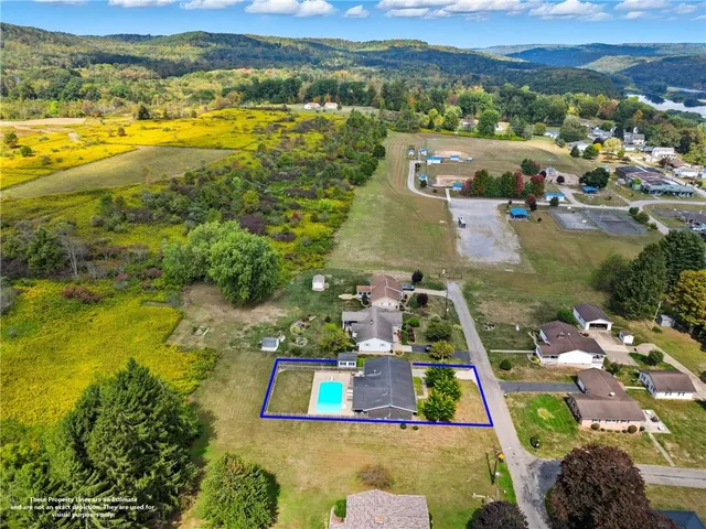 a view of a city with an ocean